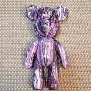 Hand painted plastic bear